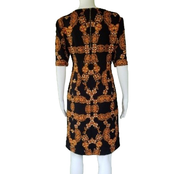 New Jewel print dress back zip size 12 - Picture 6 of 13